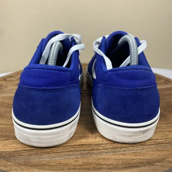 Nike Sb Chron 2 Deep Royal Blue Mens Blue And White Size 11.5 Low Top Shoes