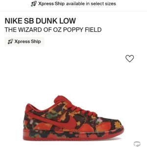 Nike SB Dunk Low Kids Shoes - Red Floral