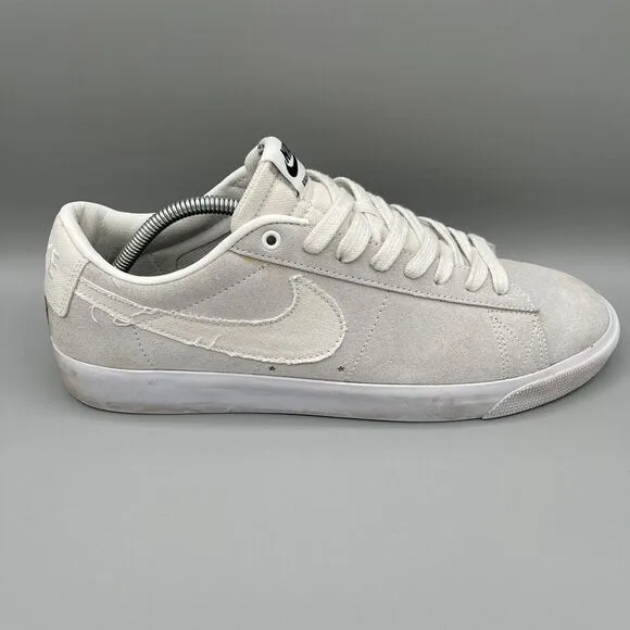 Nike‎ SB Shoes Mens 11 Blazer Low GT Grant Taylor Triple White Sail