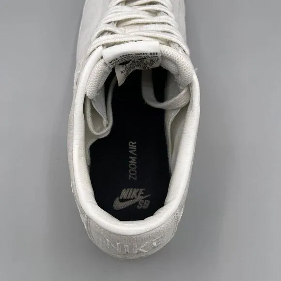 Nike‎ SB Shoes Mens 11 Blazer Low GT Grant Taylor Triple White Sail