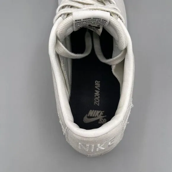 Nike‎ SB Shoes Mens 11 Blazer Low GT Grant Taylor Triple White Sail