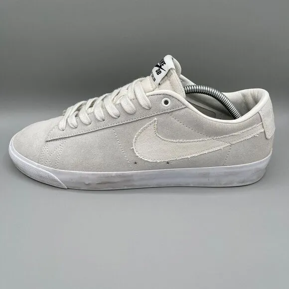 Nike‎ SB Shoes Mens 11 Blazer Low GT Grant Taylor Triple White Sail