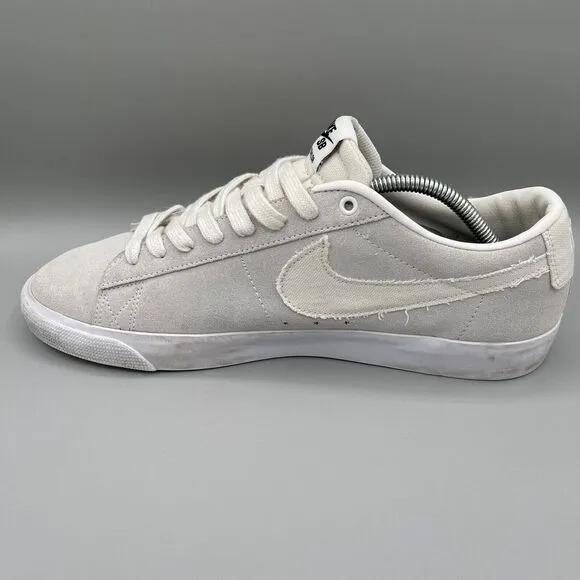 Nike‎ SB Shoes Mens 11 Blazer Low GT Grant Taylor Triple White Sail