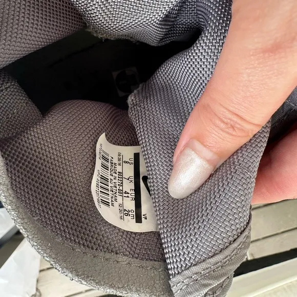 Nike SF Air Force, Men's Gray High-Top Sneakers