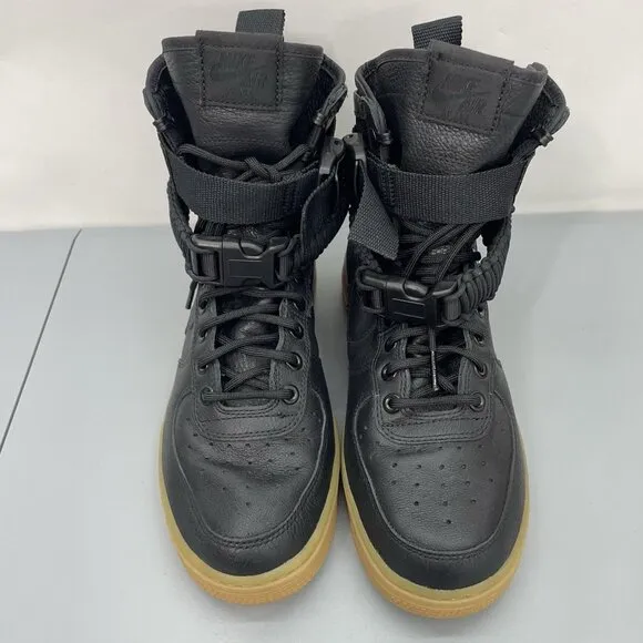 Nike SF Special Field Sneakers Shoes AF1 Air Force 1 High Top Gum Black Mens 6.5