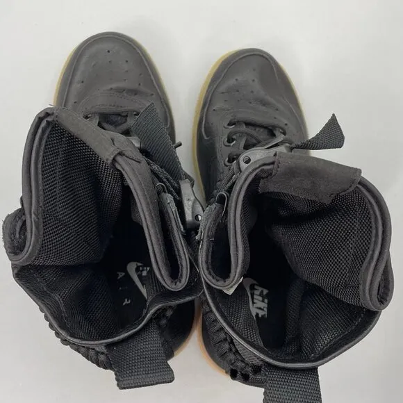 Nike SF Special Field Sneakers Shoes AF1 Air Force 1 High Top Gum Black Mens 6.5