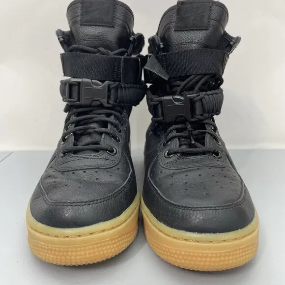 Nike SF Special Field Sneakers Shoes AF1 Air Force 1 High Top Gum Black Mens 6.5