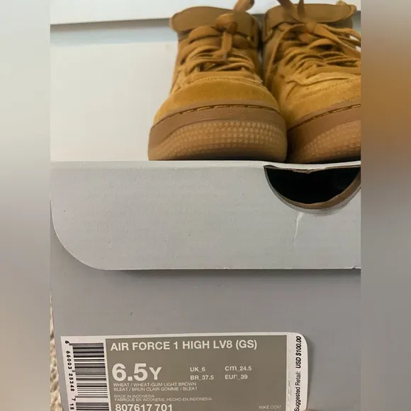 Nike Shoes| Air Force 1 High | Color: Wheat | Size 6.5 Y - Big Kids