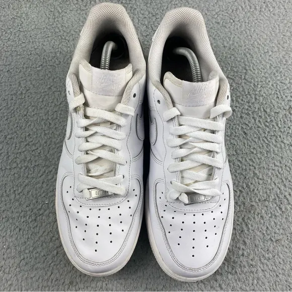 Nike Shoes Mens 10.5 Air Force 1 Low‎ '07 Triple White Sneaker Lace Up Low Top