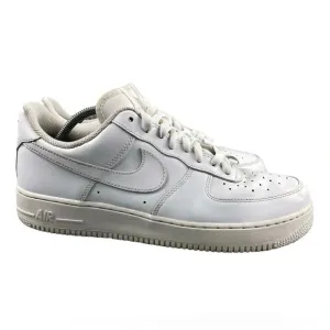 Nike Shoes Mens 10.5 Air Force 1 Low‎ '07 Triple White Sneaker Lace Up Low Top