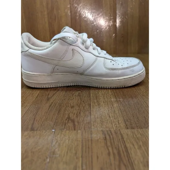 Nike Shoes Mens 11.5 Air Force 1 07 Triple White Leather Low Top