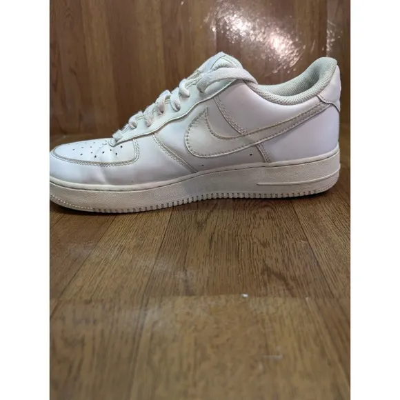Nike Shoes Mens 11.5 Air Force 1 07 Triple White Leather Low Top