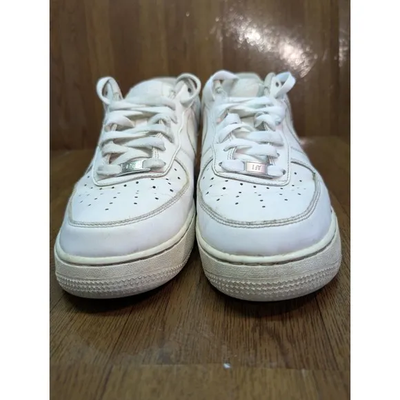 Nike Shoes Mens 11.5 Air Force 1 07 Triple White Leather Low Top