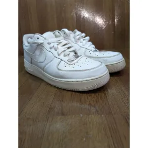 Nike Shoes Mens 11.5 Air Force 1 07 Triple White Leather Low Top