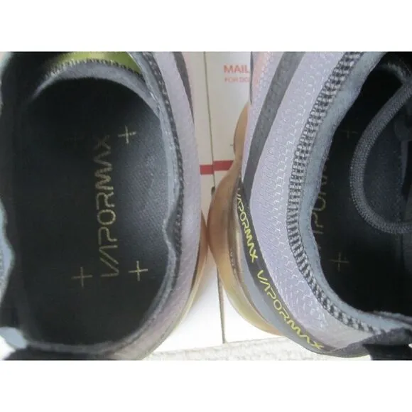 Nike Shoes Mens 12 Black Gray Gold Air VaporMax 2019 Sneakers‎ Lace Up Low Top