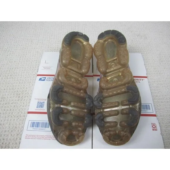 Nike Shoes Mens 12 Black Gray Gold Air VaporMax 2019 Sneakers‎ Lace Up Low Top