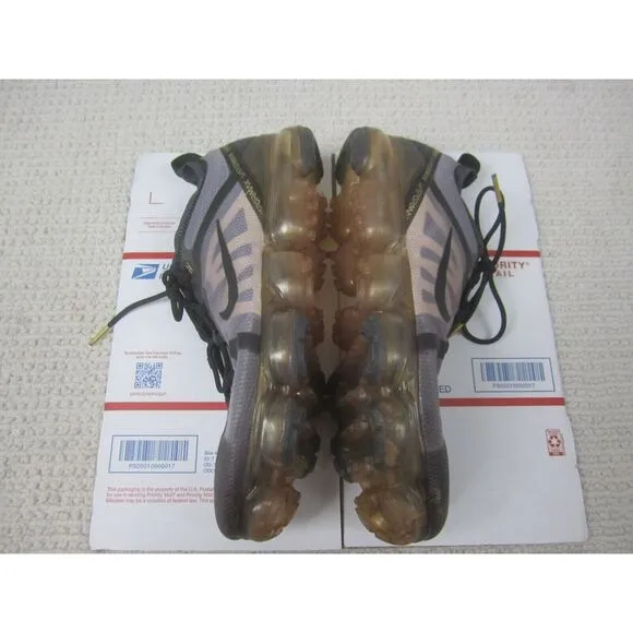 Nike Shoes Mens 12 Black Gray Gold Air VaporMax 2019 Sneakers‎ Lace Up Low Top