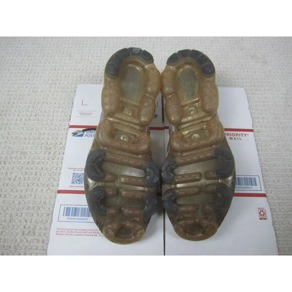 Nike Shoes Mens 12 Black Gray Gold Air VaporMax 2019 Sneakers‎ Lace Up Low Top