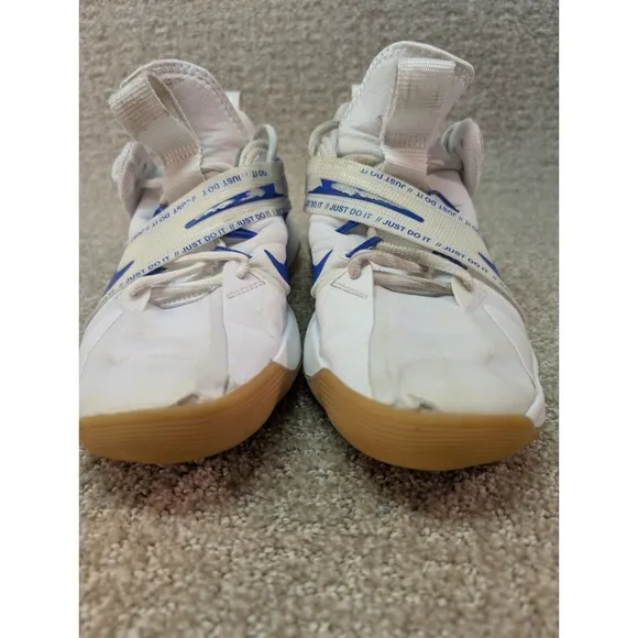 Nike Shoes Womens 7.5 React Hyperset Blue Gum Volleyball Sneakers C12956-140