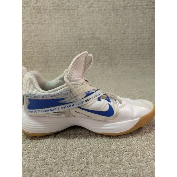 Nike Shoes Womens 7.5 React Hyperset Blue Gum Volleyball Sneakers C12956-140