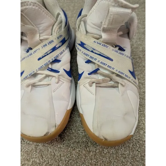 Nike Shoes Womens 7.5 React Hyperset Blue Gum Volleyball Sneakers C12956-140