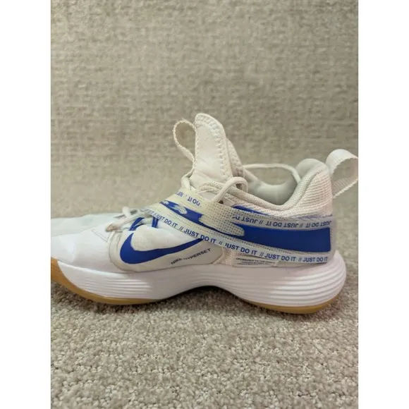 Nike Shoes Womens 7.5 React Hyperset Blue Gum Volleyball Sneakers C12956-140