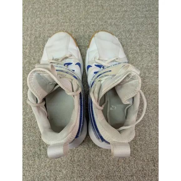 Nike Shoes Womens 7.5 React Hyperset Blue Gum Volleyball Sneakers C12956-140