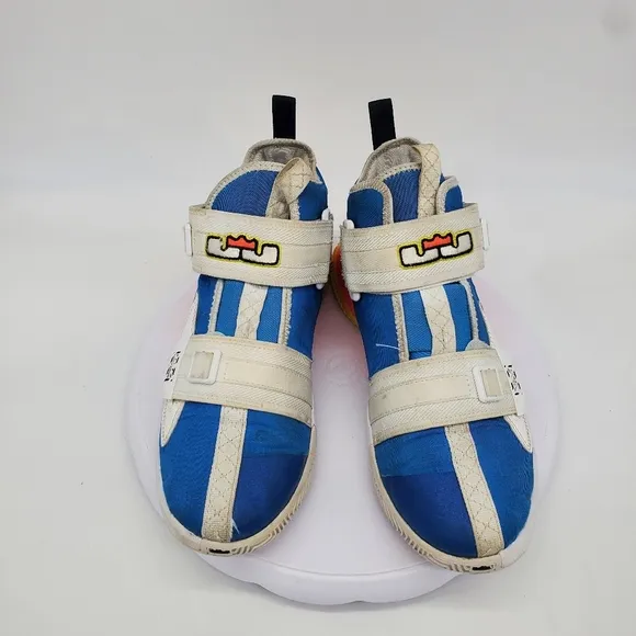 Nike Shoes Youth 6 Women's 7.5 LeBron James Soldier 13 XIII SFG Blue Crimson