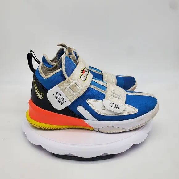 Nike Shoes Youth 6 Women's 7.5 LeBron James Soldier 13 XIII SFG Blue Crimson