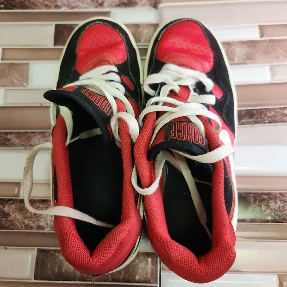 Nike Shoes Youth Size 6Y Son Of Force Red Black Low Top Basketball Sneakers