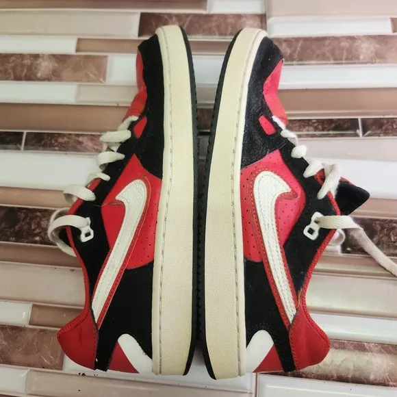 Nike Shoes Youth Size 6Y Son Of Force Red Black Low Top Basketball Sneakers