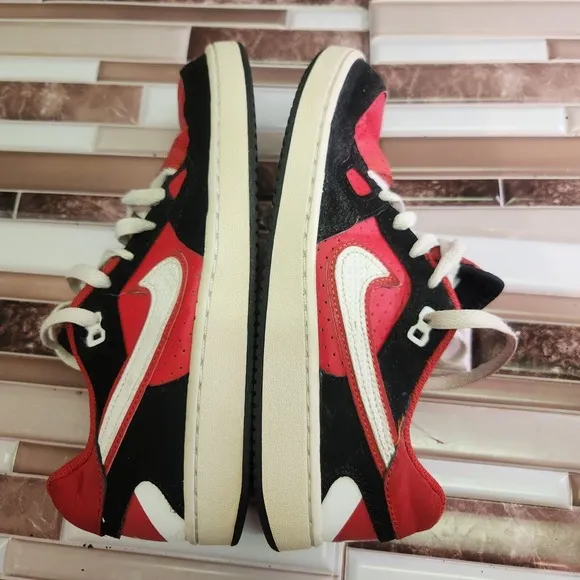 Nike Shoes Youth Size 6Y Son Of Force Red Black Low Top Basketball Sneakers