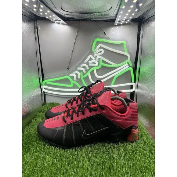 Nike Shox O'Leven Low Black Pink Womens 9.5 429868-004 Shoes Sneakers 2011