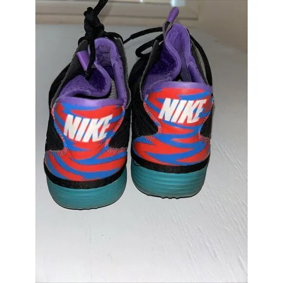 Nike Size 12 Solar soft Mocassin Black Purple‎
