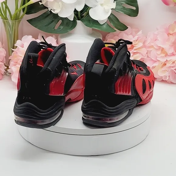 Nike Sonic Flight Gary Payton Men's Size 10 US Black Red Shoes 641333-002