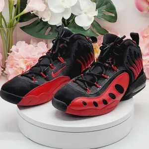 Nike Sonic Flight Gary Payton Men's Size 10 US Black Red Shoes 641333-002