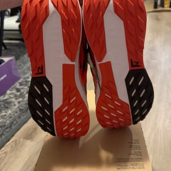 Nike Tan and Orange Athletic Shoes NIKE REACTX PEGASUS TRAIL 5