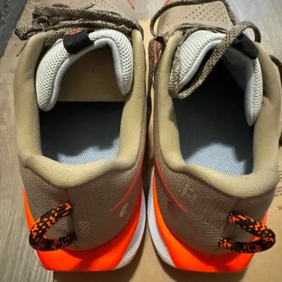 Nike Tan and Orange Athletic Shoes NIKE REACTX PEGASUS TRAIL 5