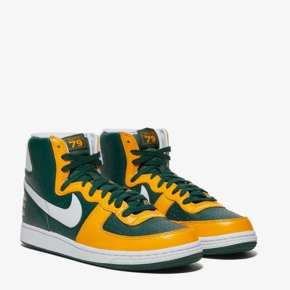 Nike Terminator High top  green and yellow size men’s 11.5 weekend price only
