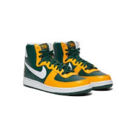 Nike Terminator High top  green and yellow size men’s 11.5 weekend price only