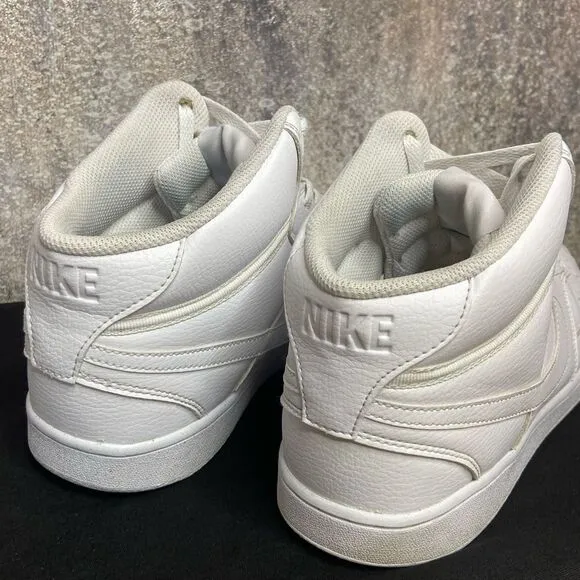 Nike Triple White Court Vision Shoes Mid Men’s Size 12