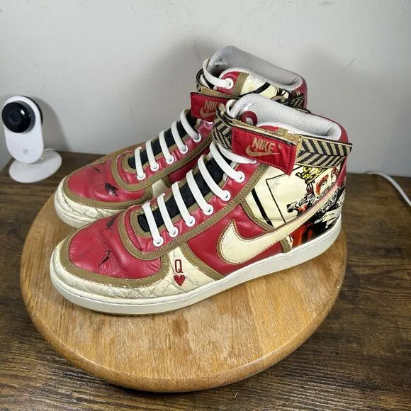 Nike Vandal High King Queen of Hearts Vintage Shoes Men’s Size 11 316215-611‎