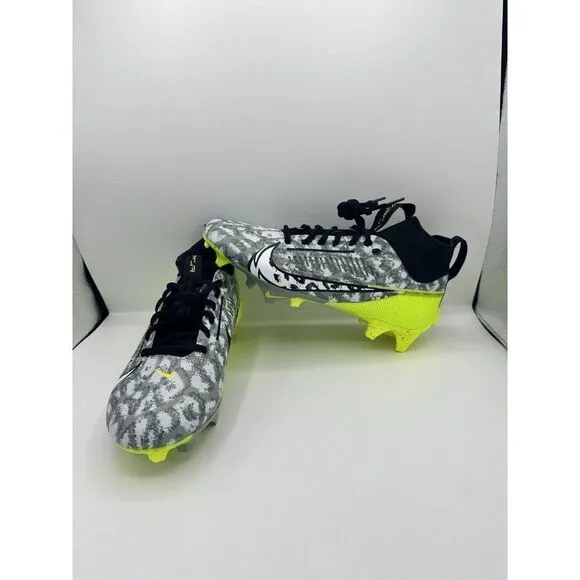NIKE VAPOR EDGE PRO 360 2 FOOTBALL CLEATS FB8443-703 VOLT BLACK Mens Size 13