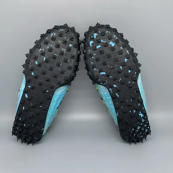Nike Waffle Racer Off-White Vivid Sky Running Shoes CD8180-400 Women's Sz 7.5