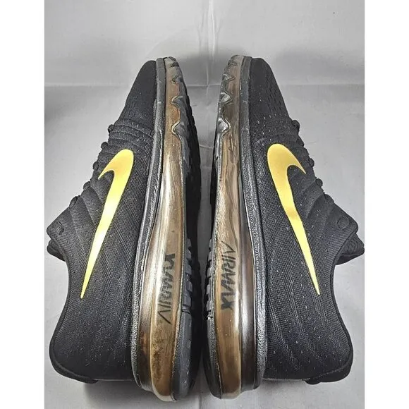 Nike Women's Air Max 2017 Black/Gold Running Sneakers Size 10