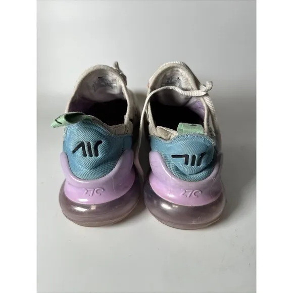 Nike Women's Air Max 270 White Blue Lavender Sneakers (DX2351-100) SIZE 7