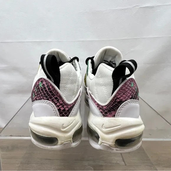 Nike Womens Air Max 98 PRM Snakeskin BV1978-100 White Low Top Lace Up Shoes Sz 8