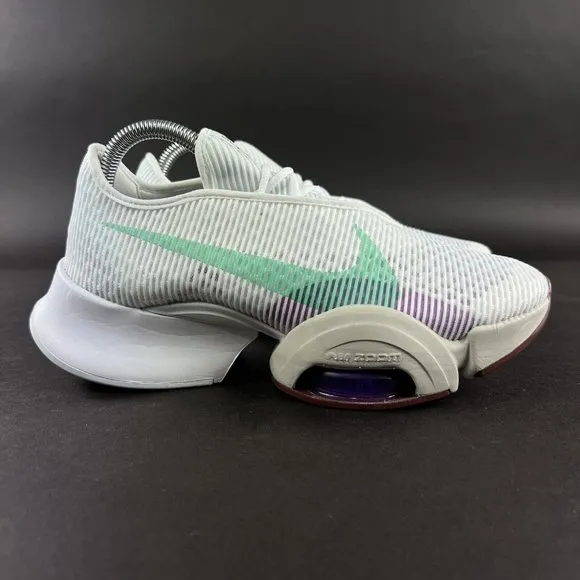 Nike Women's Air Zoom SuperRep 2 White Bronze Violet Green Shoes CU5925-135 Sz 8