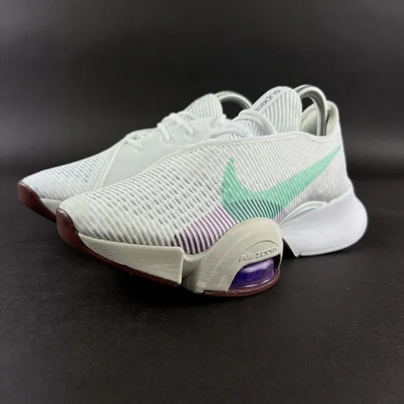 Nike Women's Air Zoom SuperRep 2 White Bronze Violet Green Shoes CU5925-135 Sz 8