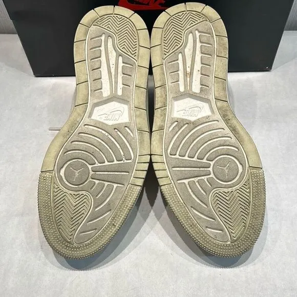 Nike Womens Air Jordan 1 Elevate Shoes Low Sz 7.5 Sail/Coconut Milk (Off-White)